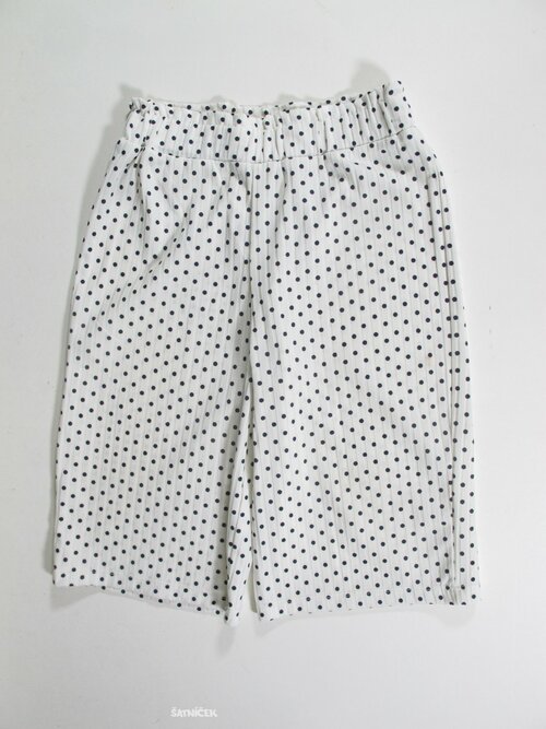 Letní kalhoty s puntíkem secondhand