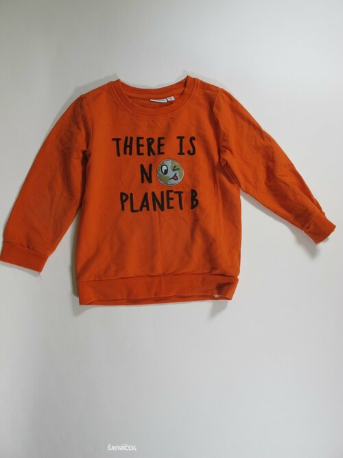 Mikina oranžová pro kluky secondhand