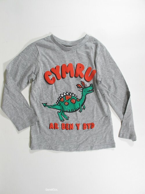 Triko dl.rukáv pro kluky šedé secondhnad