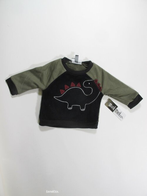 Mikina pro kluky zeleno černá outlet