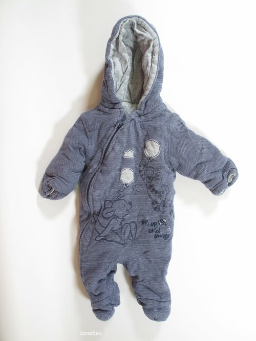 Zimní kombinéza modrá pro kluky secondhand