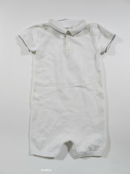 Bílý krátký overálek supletový secondhand