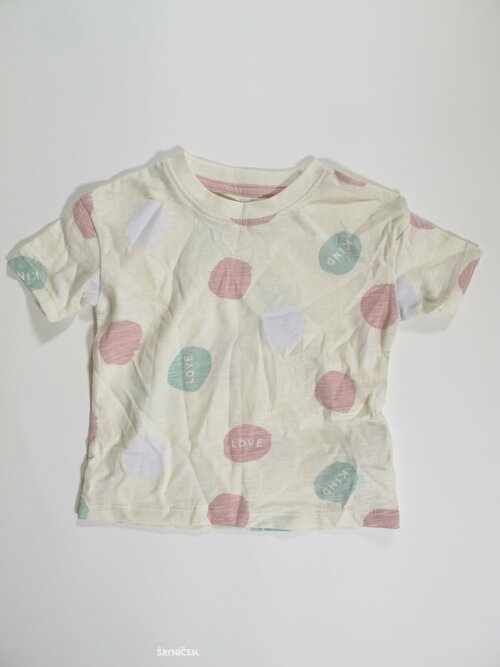 Triko světlé s puntíky secondhand