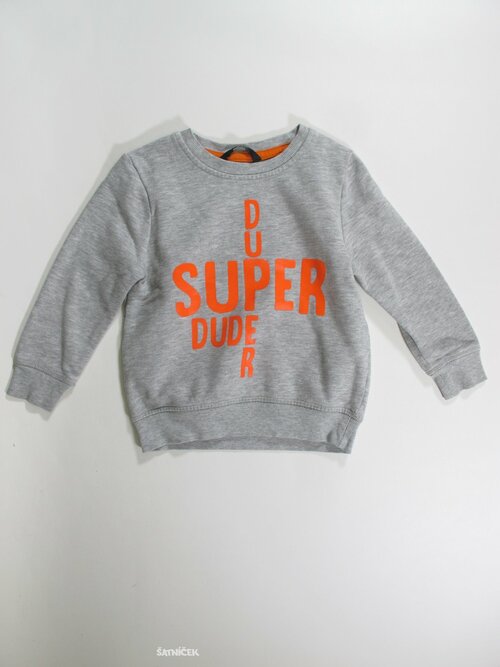 Mikina pro kluky šedá secondhand