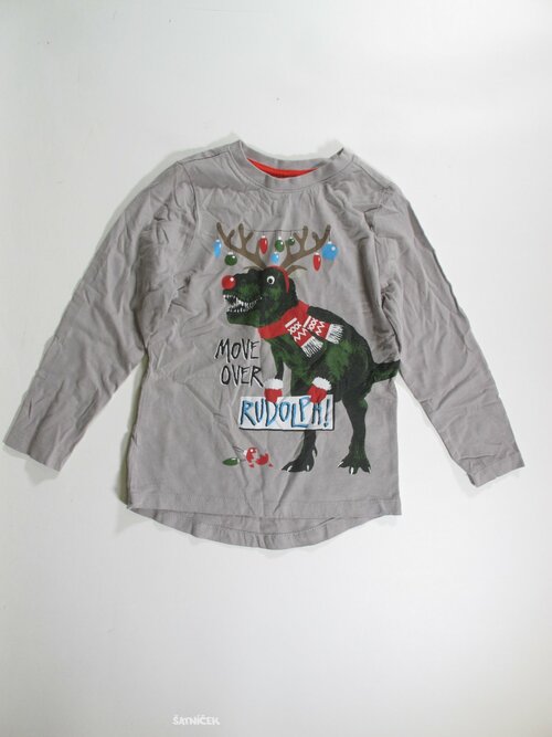 Triko dl.rukáv pro kluky šedé secondhand