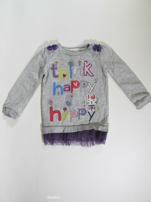 Šedá mikina pro holky secondhhand