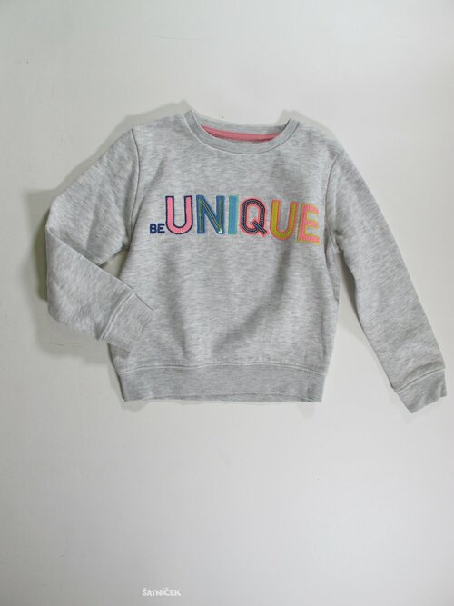 Mikina šedá pro holky secondhand
