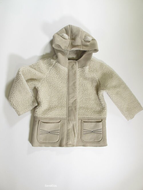 Podzimní kabátek pro děri s oušky secondhand