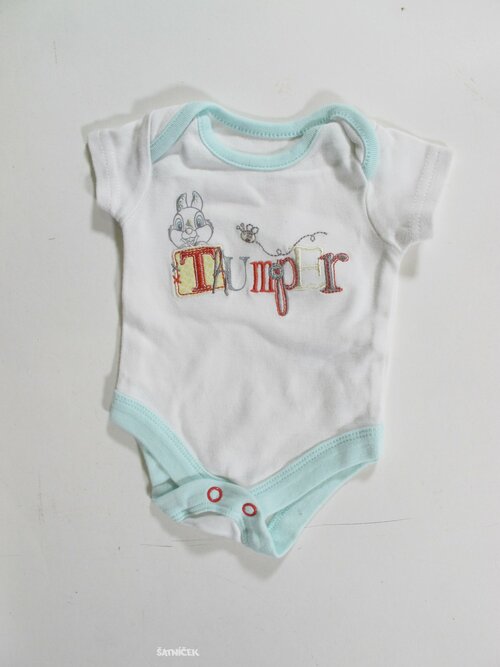 Body bílo zelené pro kluky na 2,7 kg secondhand