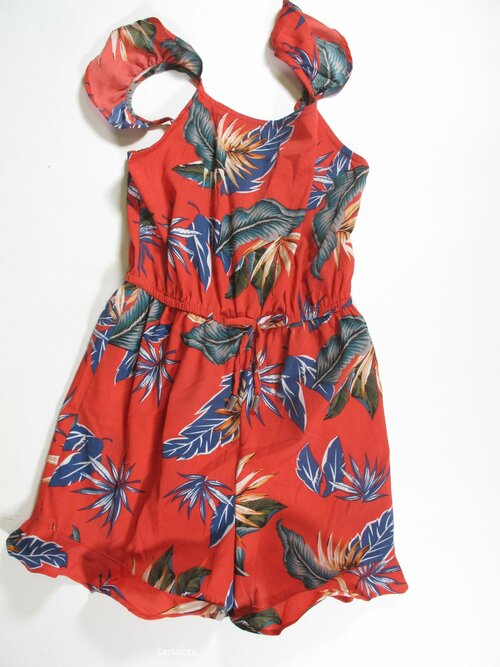 Letní overal s kytkami secondhand