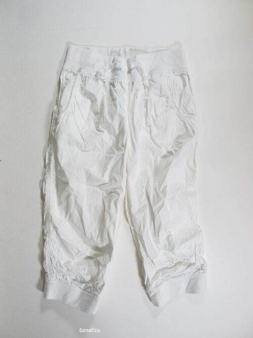 Kalhoty pro holky 3/4 bílé secondhand