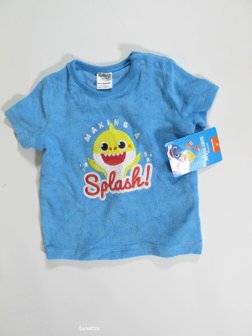 Triko pro kluky modré froté outlet