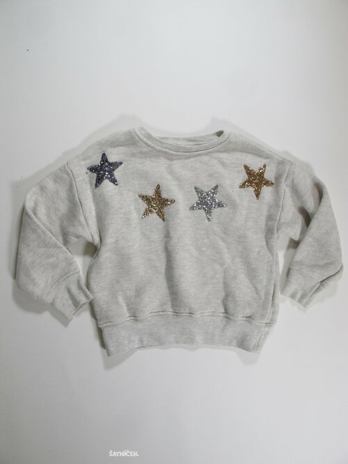 Šedá mikina pro holky secondhand