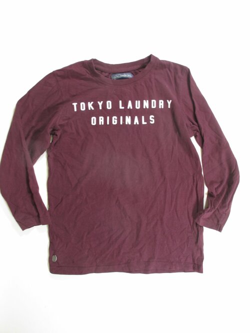 Triko dl.rukáv pro kluky vínové secondhnad