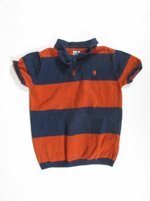 Triko pro kluky hnědo modré svetýrkové secondhand