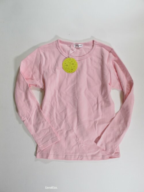 Triko dl.rukáv pro holky růžové outlet 