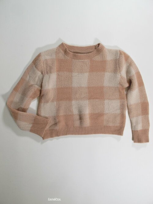Kostkovaný svetr pro holky secondhand