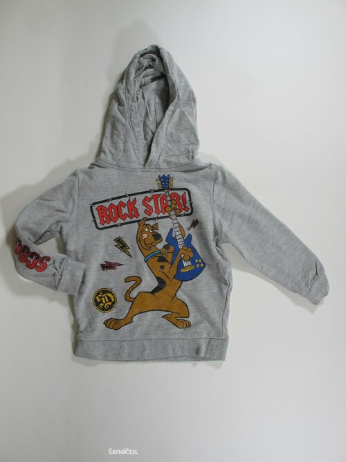 Šedá mikina pro kluky secondhand