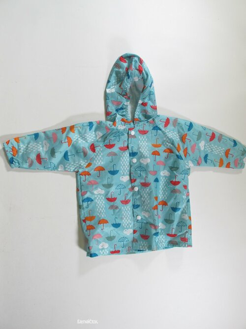 Šustáková bunda s obrázky  pro holky  secondhand