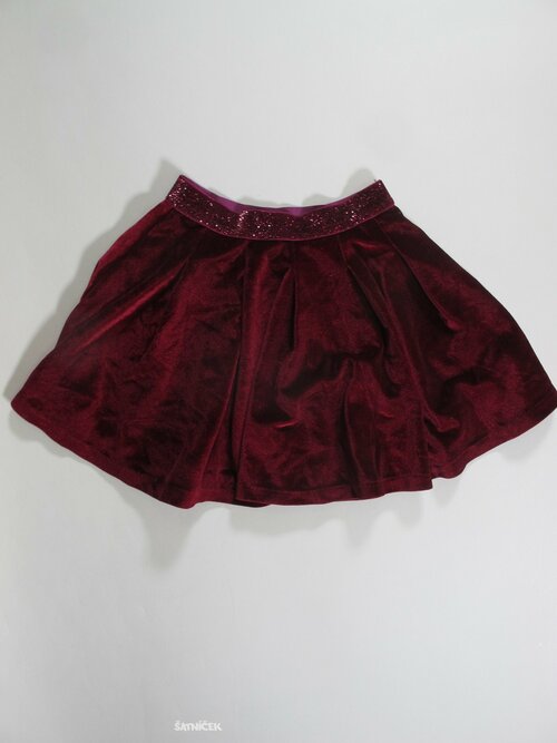 Sametová sukně pro holky secondhand
