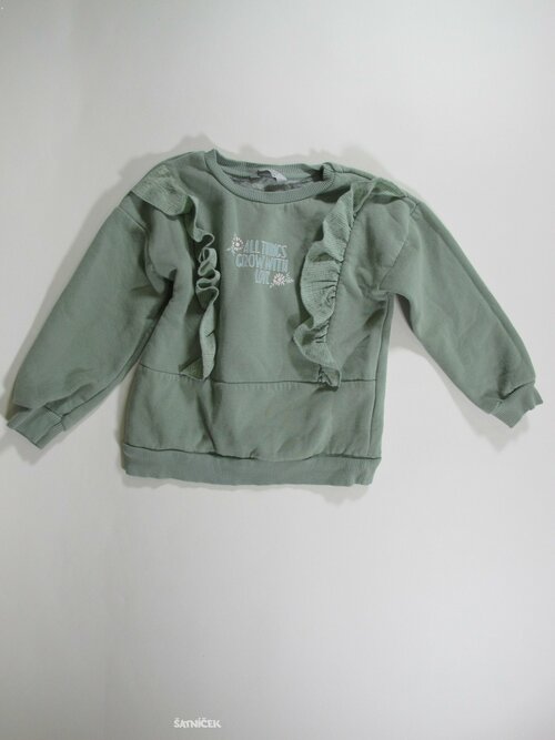 Mikina zelená pro holky secondhand