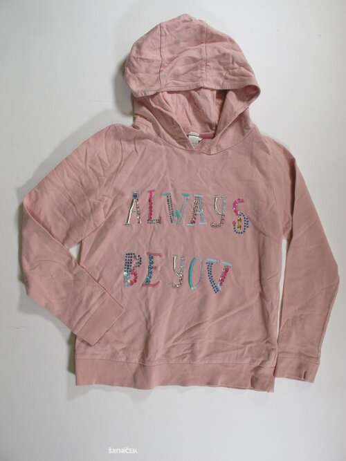 Mikina pro holky růžová secondhand