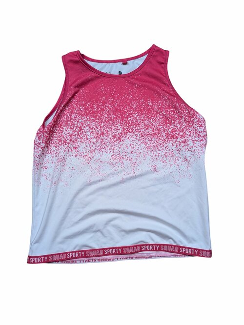 Sportovní růžové tílko pro holky secondhand