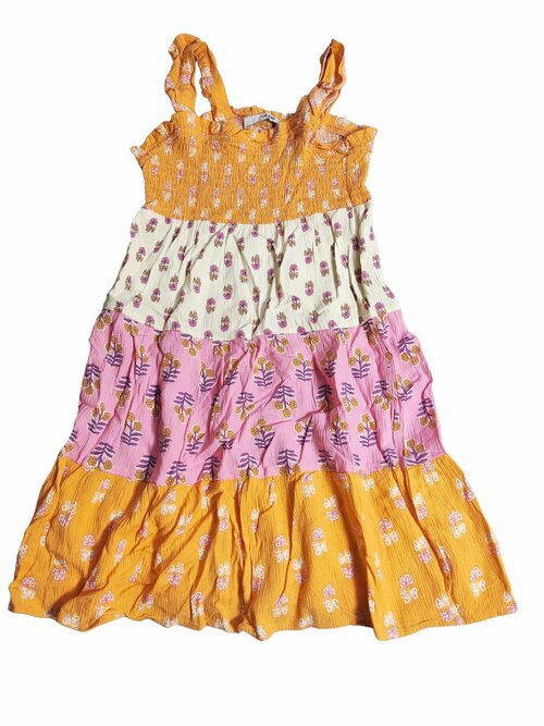 Letní šaty barevné s kytičkami secondhand