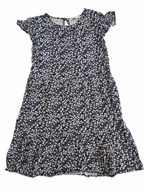 Květinové šaty s krátkým rukávem secondhand