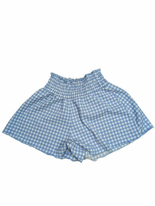 Kraťasy pro holky modro-bílé kostičkované secondhand