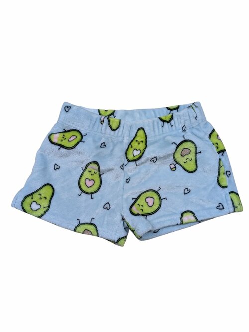 Plyšové kraťasy s avokády pro holky secondhand