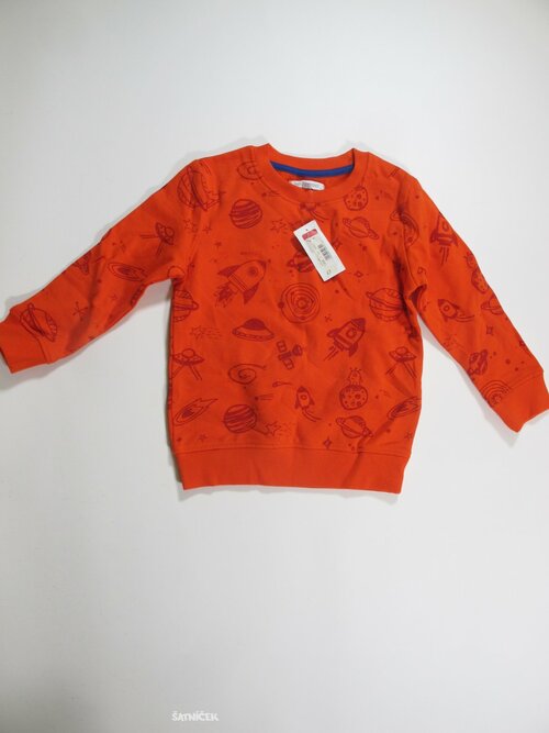 Mikina červená pro kluky outlet