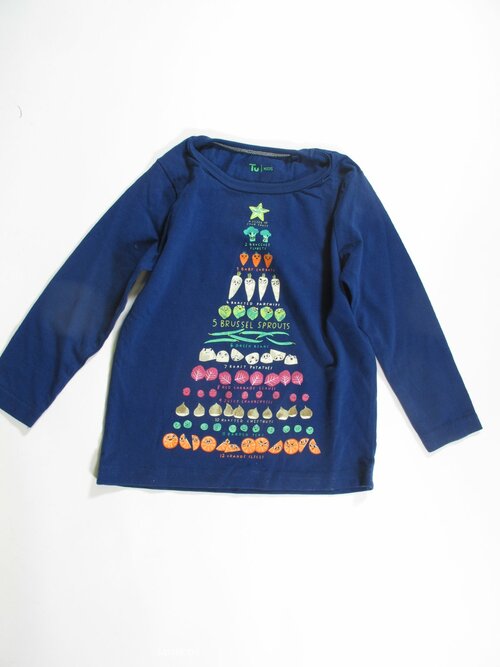 Triko dl.rukáv pro kluky modré secondhand