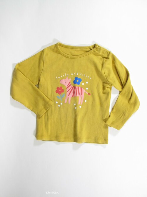 Triko dl.rukáv pro holky okrové secondhnad