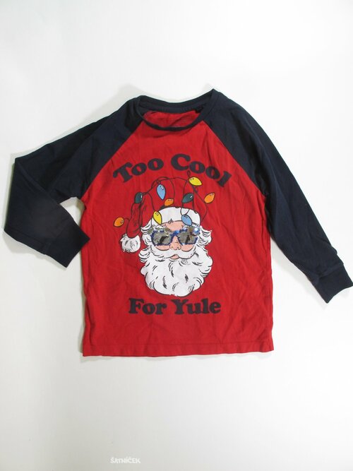 Trko dl rukáv modro červené secondhand