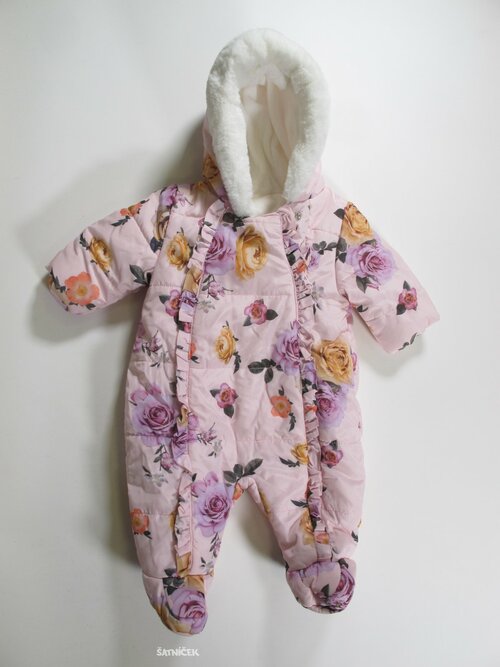 Zimní kytkovaná kombinéza pro holky secondhand