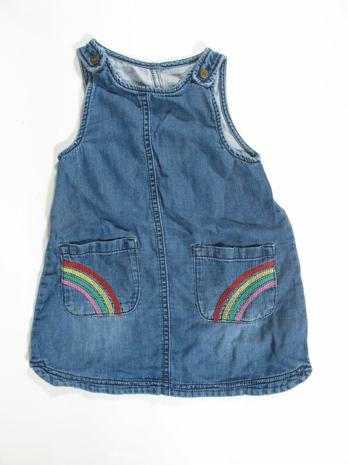 Šaty pro holky modré na ramínka secondhand