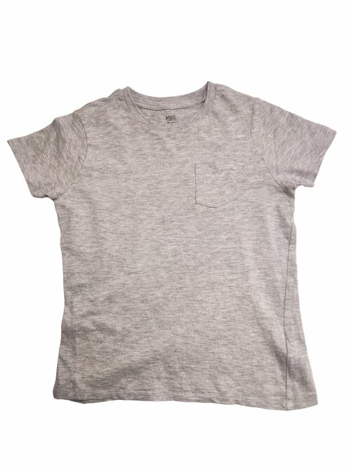 Šedé triko s kapsičkou pro kluky secondhand M&S