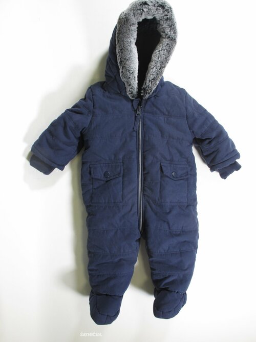 Zimní modrá kombinéza secondhand