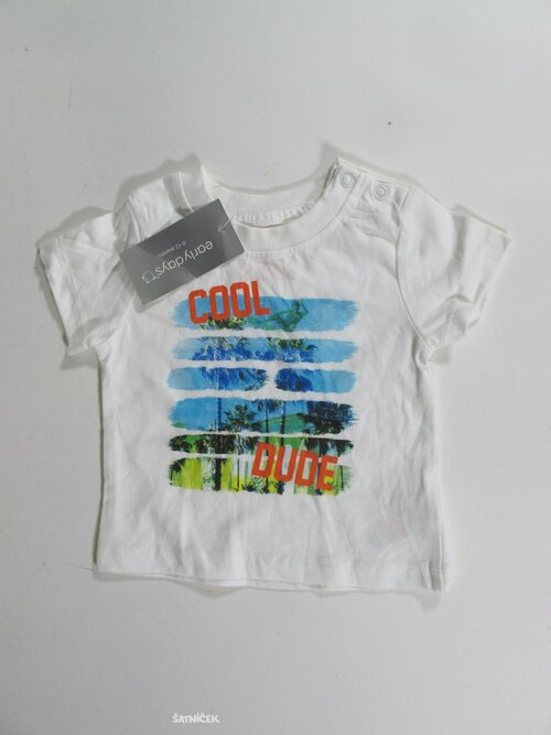Triko pro kluky bílé outlet