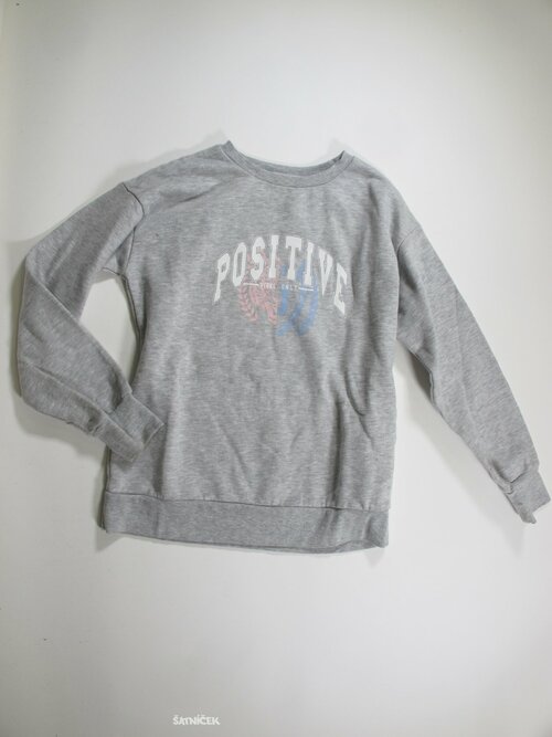 Šedá mikina pro holky secondhand