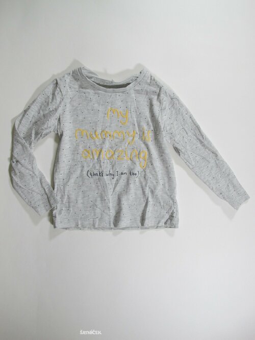 Triko dl.rukáv pro kluky s puntíkem secondhand