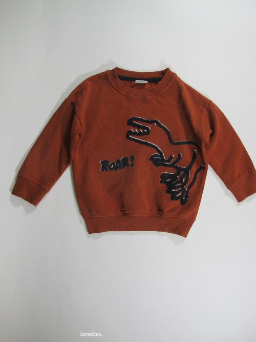 Mikina hnědá pro kluky secondhand