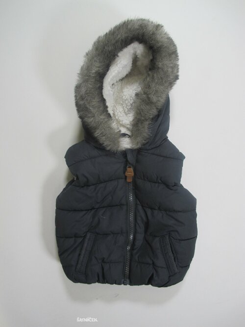 Šedá vesta pro kluky secondhand