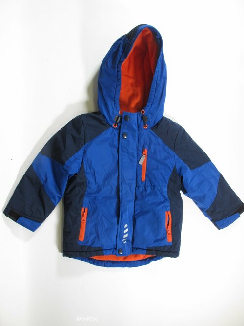 Modrá bunda pro kluky zimní secondhand