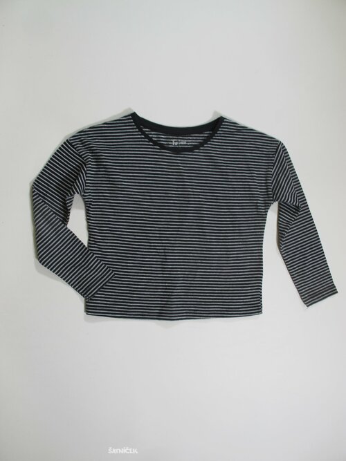 Tunika pro holky dl rukáv s pruhy secondhand