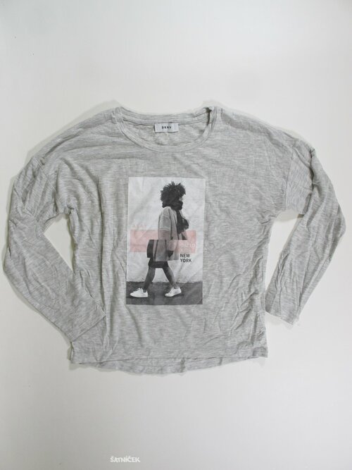 Triko dl.rukáv pro holky šedé secondhnad