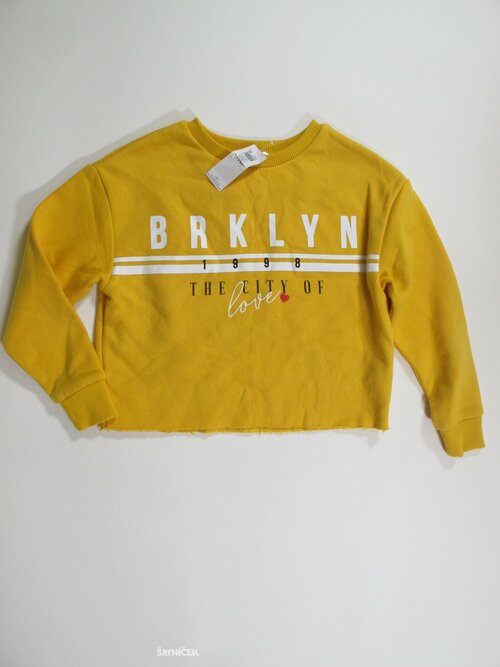 Okrová mikina pro holky outlet