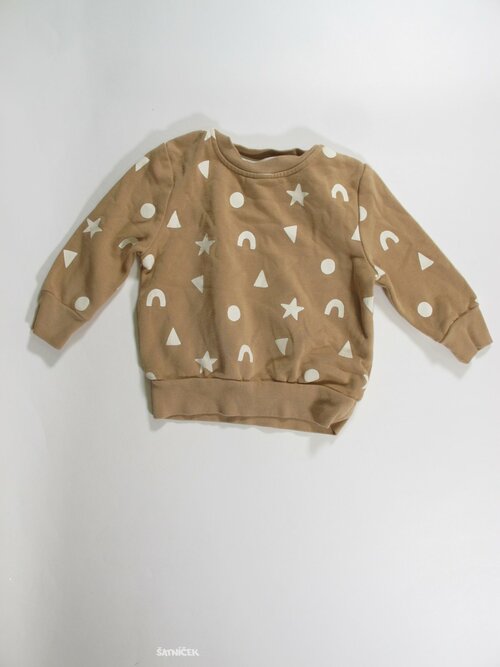 Mikina hnědá pro děti secondhnad