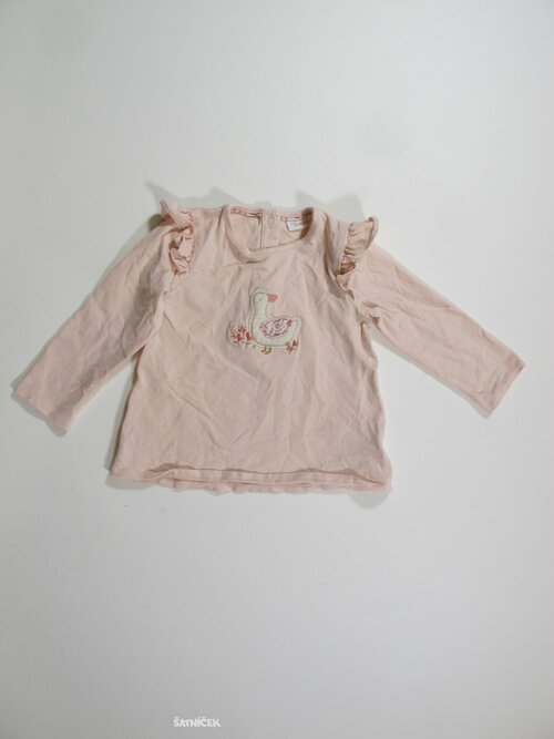 Triko dl.rukáv pro holky růžové secondhnad